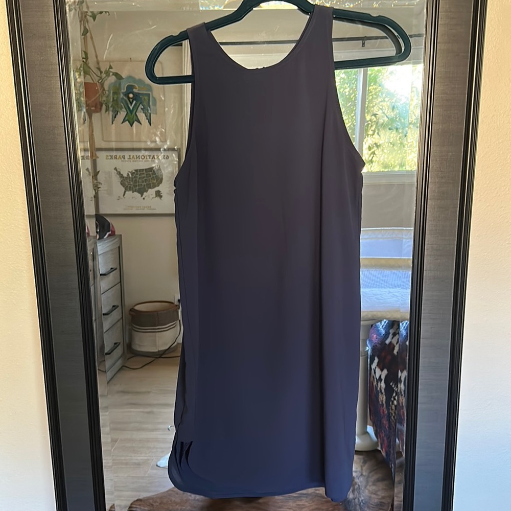 Tobi High neck slip dress